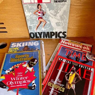 OLY 138  VINTAGE OLYMPIC COVERS MAGAZINES LIFE TIME NEWSWEEK