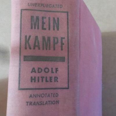 " 1939 Edition of Mein Kampf", By Adolf Hitler