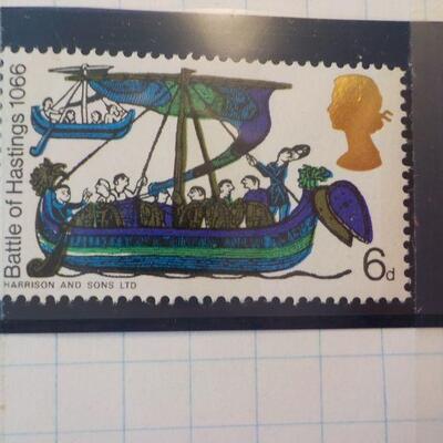 " Rare England stamps " : Battle of Hastings hinged stamps.