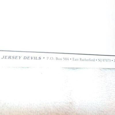 " Lettler from New Jersey Devils signed by #14 Brian Gionta. "
