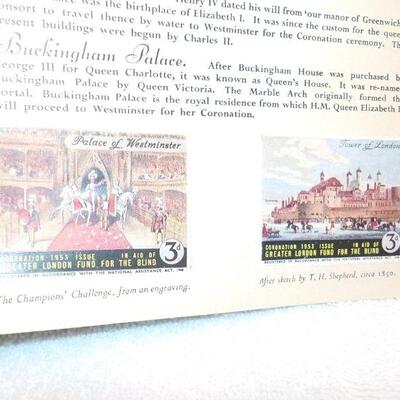" H.M. Queen Elizabeth 11 1953 / Series of ten Poster Stamps.