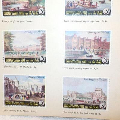 " H.M. Queen Elizabeth 11 1953 / Series of ten Poster Stamps.