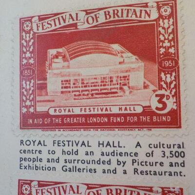 " Festival Of Britain Commemorative Poster Stamps." 1951