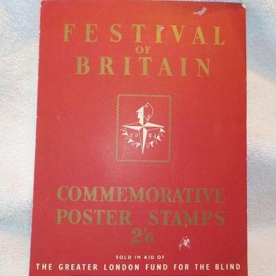 " Festival Of Britain Commemorative Poster Stamps." 1951