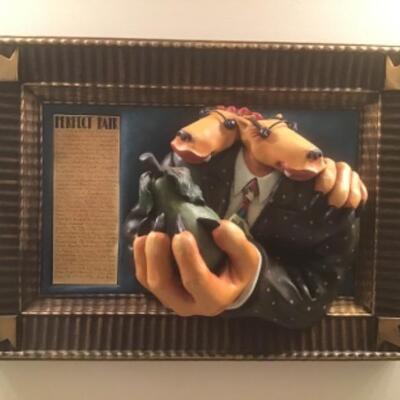 P - 1129   Signed & Numbered 3D Wall Art