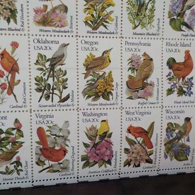 " 50 State Birds Stamps by USPS."