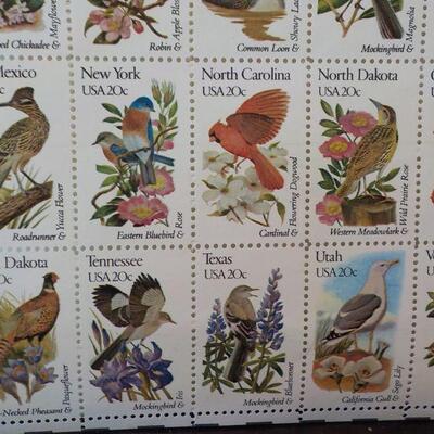 " 50 State Birds Stamps by USPS."