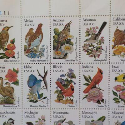 " 50 State Birds Stamps by USPS."