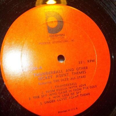 " Original THUNDERBALL LP album". The man from UNCLE".