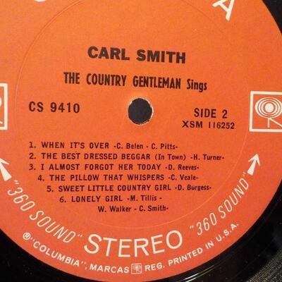 " Carl Smith LP ". " The Country Gentleman.