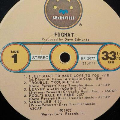 " Fog Hat 1970's". LP playing record.