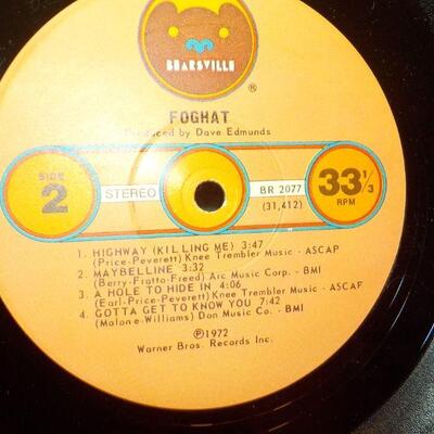 " Fog Hat 1970's". LP playing record.