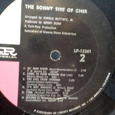 " Sonny side of Cher LP album."