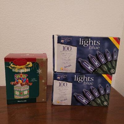 Lot 828: New Lights and Mom Ornament 