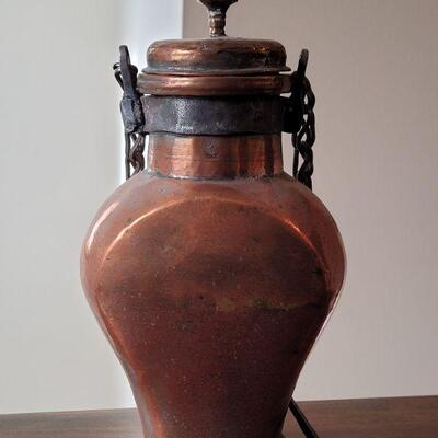 Lot 842: 19th century Persian Tinned Copper Canteen