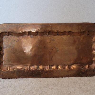 Lot 852: Vintage Copper Tray
