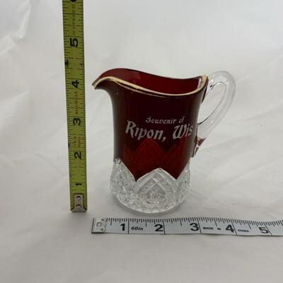 .67. VINTAGE | Ripon, Wisconsin Souvenir | Ruby Flash