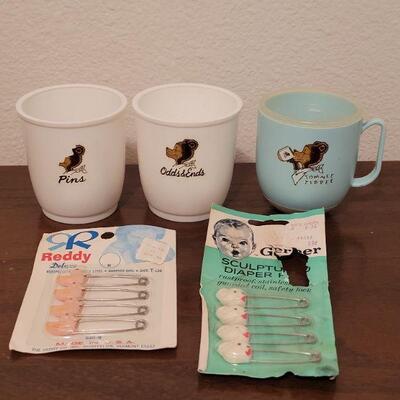 Lot 867: 1970's Tommy Tippee Cups and Pins