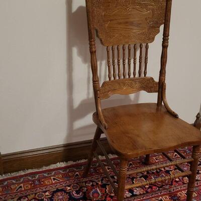 Lot 894: Vintage Wood Chair