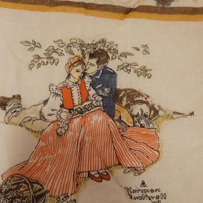 Lot 906: Vintage Norman Rockwell Button Up Sleeping Bag