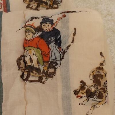 Lot 906: Vintage Norman Rockwell Button Up Sleeping Bag