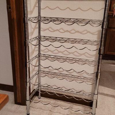 Lot 926: Metal Wine Rack