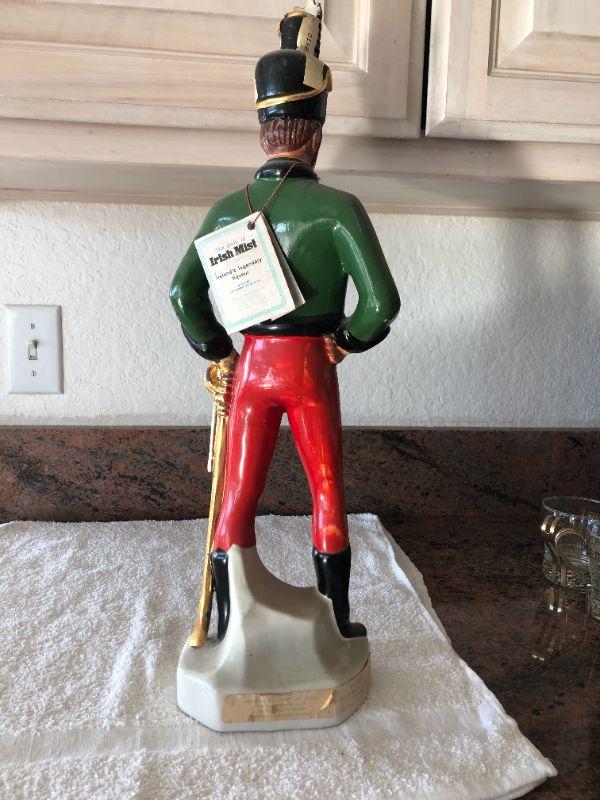 Vintage Irish Mist Decanter Soldier Legendary Liqueur Bottled in