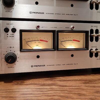 Lot 934: Vintage PIONEER Reel to Reel Player Stereo Open Tape Transformer RTU-11, Tape Amplifier TAU-11 Tested A+ 