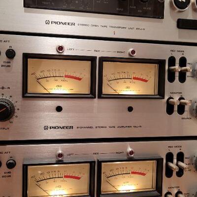 Lot 934: Vintage PIONEER Reel to Reel Player Stereo Open Tape Transformer RTU-11, Tape Amplifier TAU-11 Tested A+ 