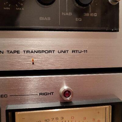 Lot 934: Vintage PIONEER Reel to Reel Player Stereo Open Tape Transformer RTU-11, Tape Amplifier TAU-11 Tested A+ 