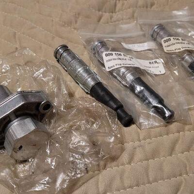 Lot 1020: Vintage New Stock MERCEDES BENZ Auto Parts Spark Plugs Connectors +  
