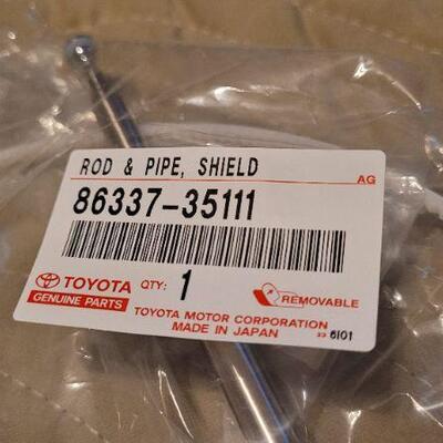 Lot 1025: Vintage New Stock TOYOTA ROD & PIPE Shield 