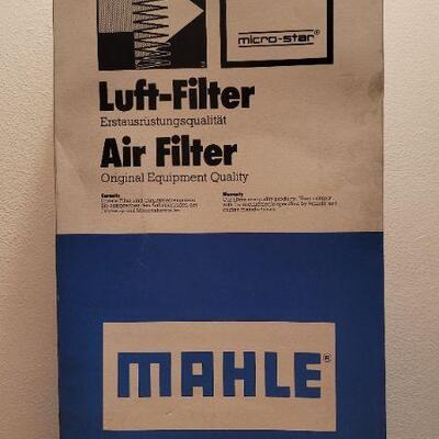 Lot 1053: Vintage New Stock MAHLE Mercedes Benz Air Filter 