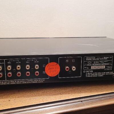 Lot 1059: Vintage KENWOOD Basic C1 Stereo Control Amplifier TESTED A+