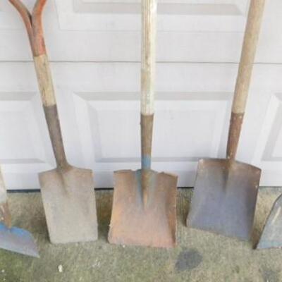 Collection of Shovels and Scrapers