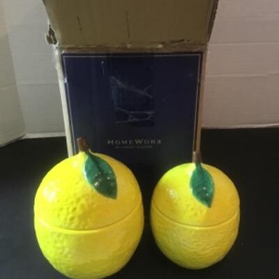 O - 1153. NEW IN BOX Homeworkâ€™s Lemon Candles 