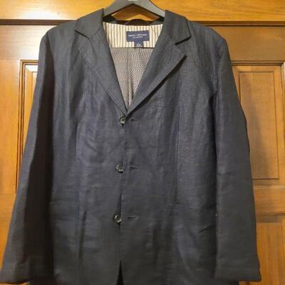 Lot 1074: Daniel Cremieux Linen Suit Jacket with Dress Pants