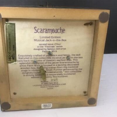 S - 1161 Scaramouche Numbered Limited Edition Musical Jack-in-the-Box