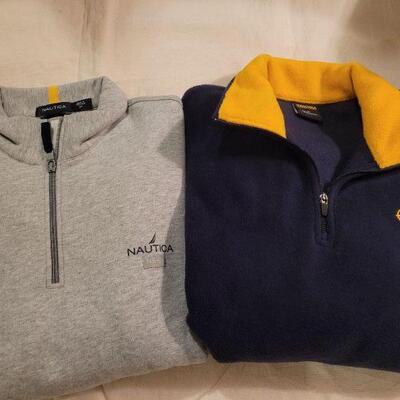 Lot 1111: (2) Nautica Pull Over Sweatshirts