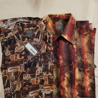 Lot 1121: (2) Haupt Short Sleeve Shirts 