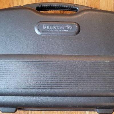 Lot 1126: UNTESTED Vintage PANASONIC AG-195 VHS Video Recorder w/ Hard Case 