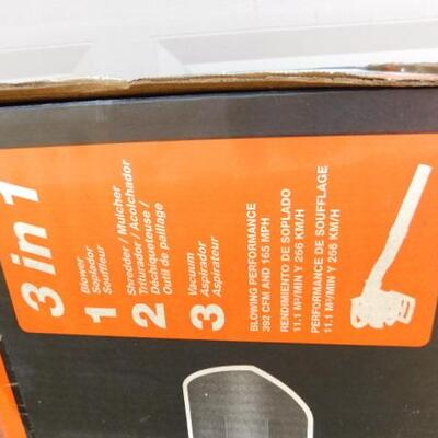 Echo 3 in 1 Gas Powered  Blower Shred Vac New in Box
