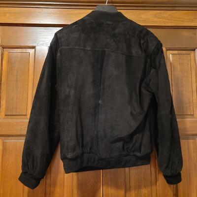 Lot 1131: Men's Black Sued Jacket 