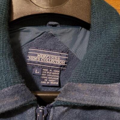 Lot 1139: Vintage Men's Suede and Sweater Jacket
