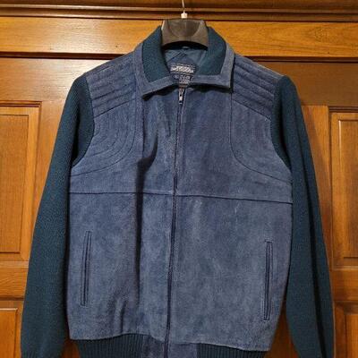 Lot 1139: Vintage Men's Suede and Sweater Jacket
