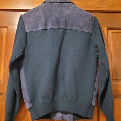 Lot 1139: Vintage Men's Suede and Sweater Jacket