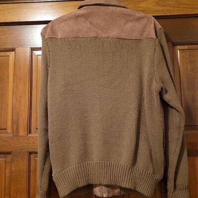 Lot 1140:  Vintage Men's Suede and Sweater Jacket