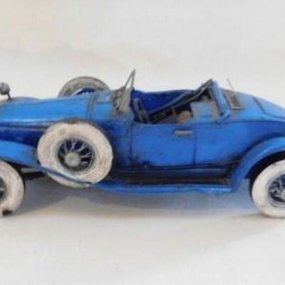 Metal Art Model Classic Car Blue 13