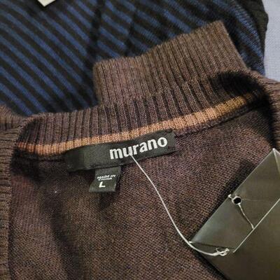 Lot 1149: (3) Murano Wool Sweaters/Shirt