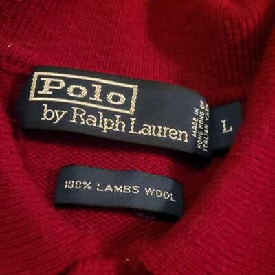 Lot 1153: (2) Men's Polo Sweaters